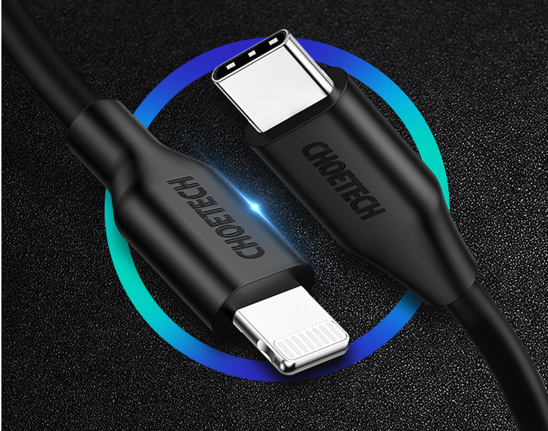 CHOETECH 2m USB-C to Lightning Cable
