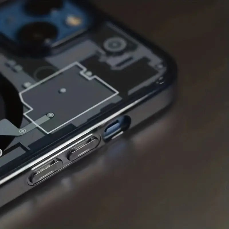 Transparent Acrylic Magnetic iPhone 14 Pro Case