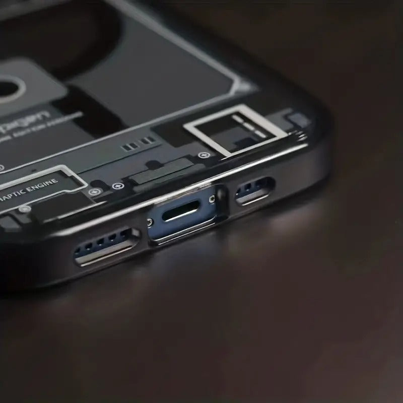 Transparent Acrylic Magnetic iPhone 14 Pro Case