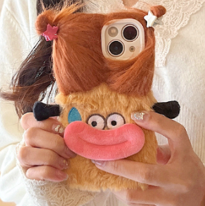 Cute Monster Plush Phone Case