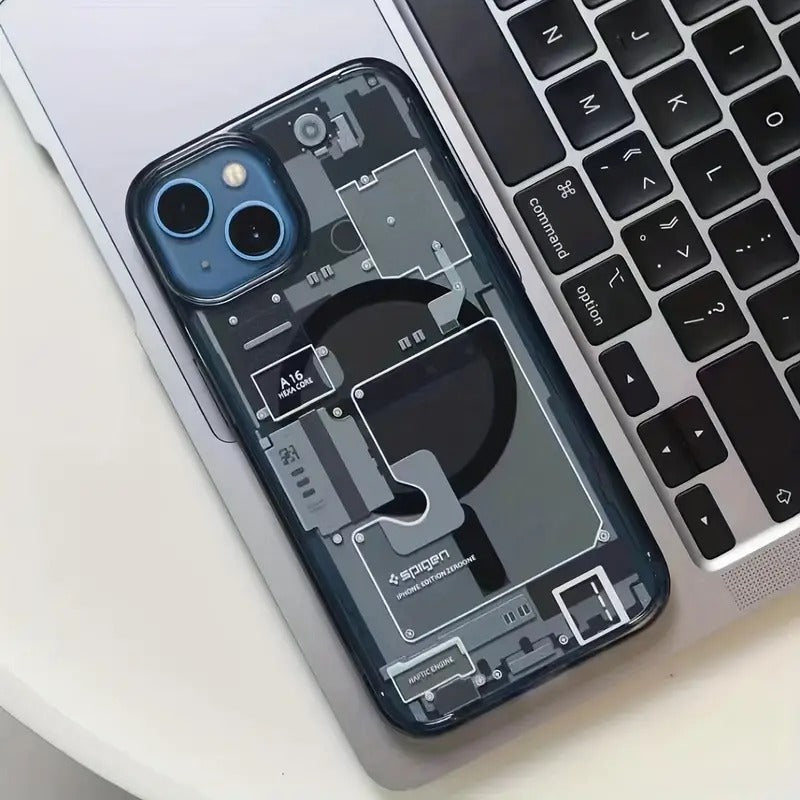 Transparent Acrylic Magnetic iPhone 14 Pro Case